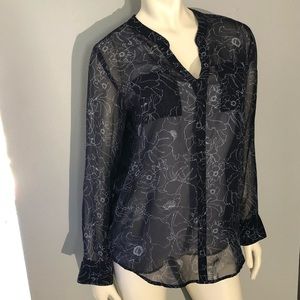 Ann Taylor LOFT Sheer Blouse💋💋